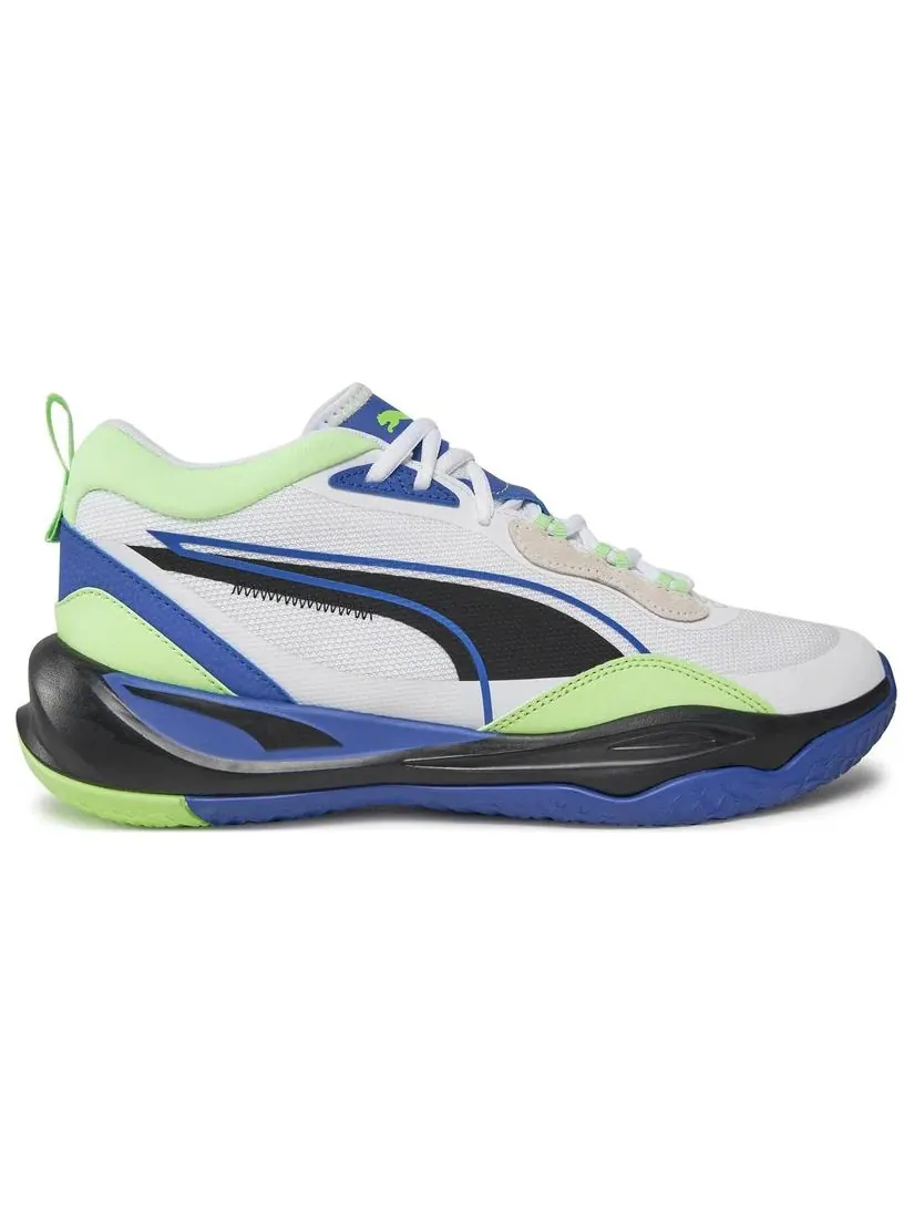 Кроссовки PUMA Playmaker 'White Blue Green' — изображение 2 из 4, белый