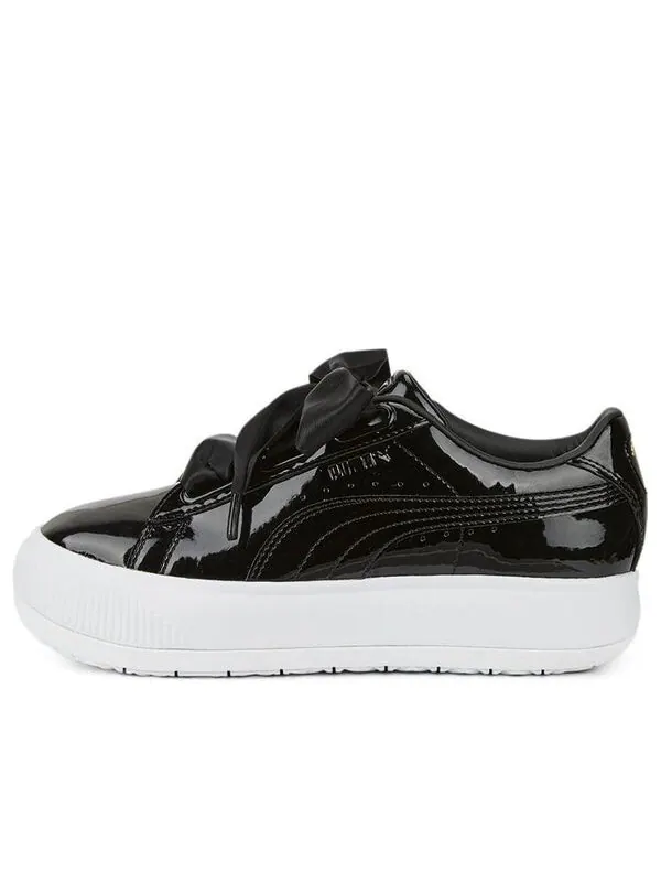 Кроссовки suede mayu heart patent 'black white' Puma — изображение 1 из 4, черный/белый
