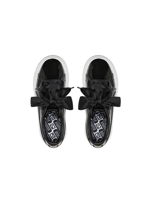 Кроссовки suede mayu heart patent 'black white' Puma — изображение 4 из 4, черный/белый