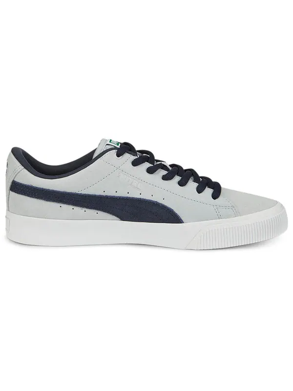 Кроссовки suede skate nitro 'platinum grey parisian night' Puma — изображение 2 из 4, серый/синий/белый