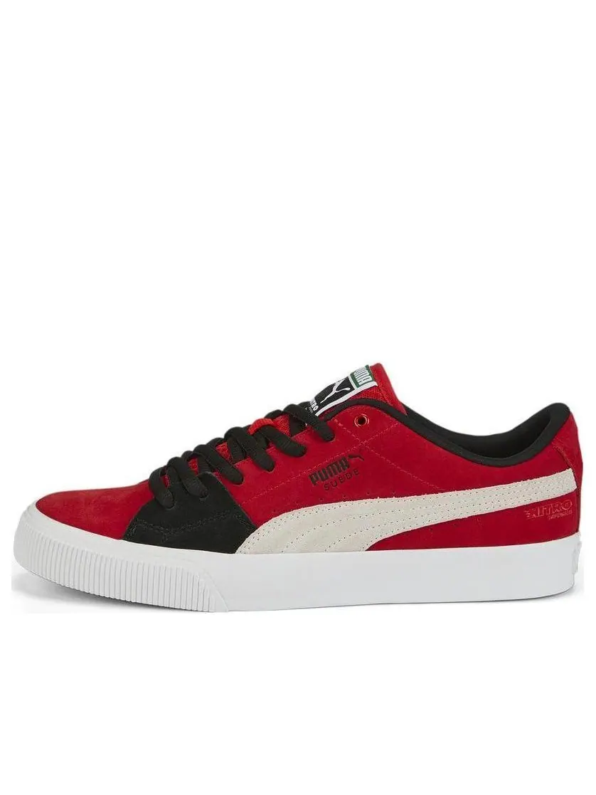 Кеды PUMA Suede Skate Nitro 'Black Red White' — изображение 1 из 6, черный