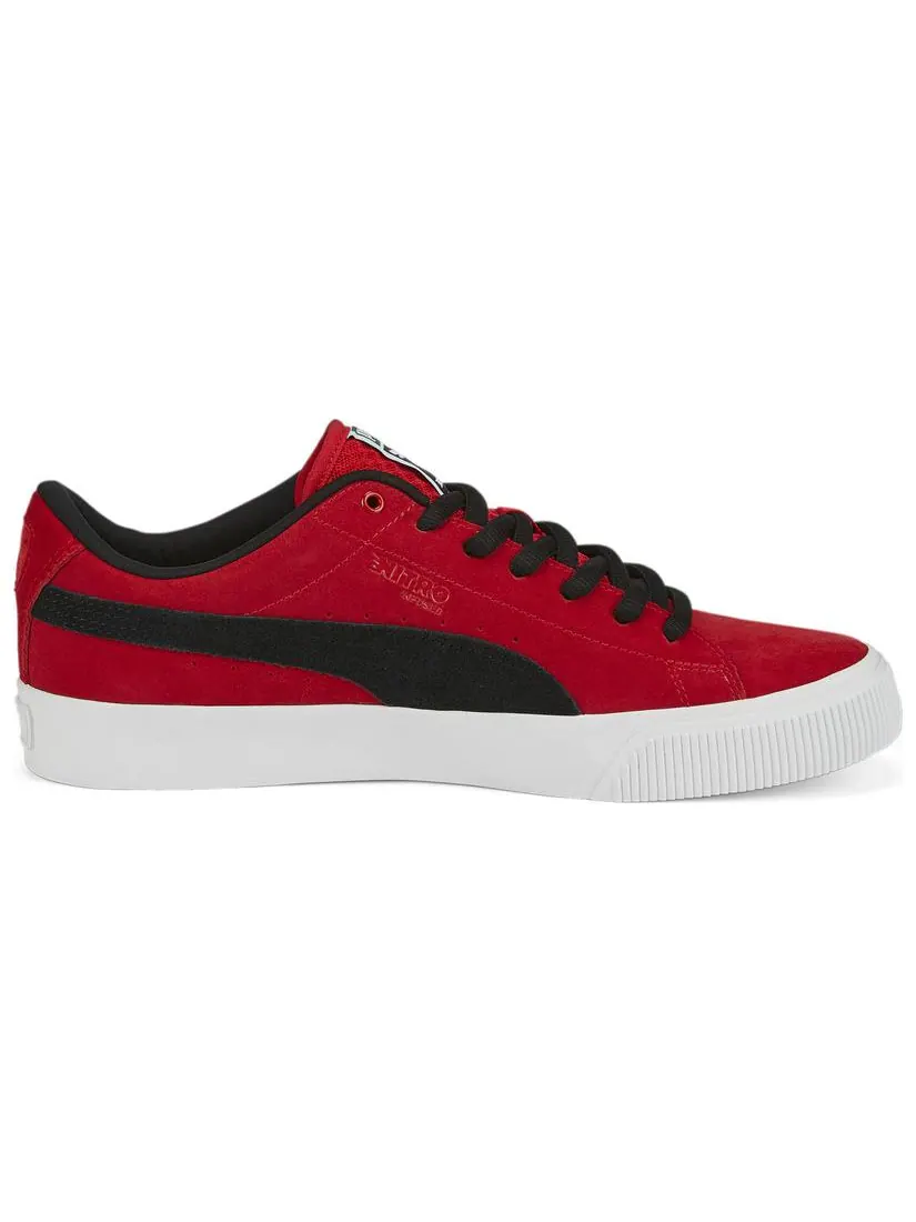 Кеды PUMA Suede Skate Nitro 'Black Red White' — изображение 2 из 6, черный
