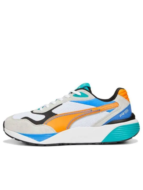 Кроссовки rs-metric 'white vibrant orange' Puma — изображение 1 из 4, белый/синий/оранжевый