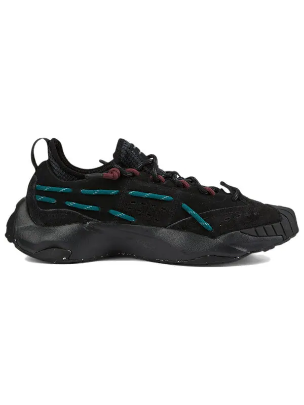 Кроссовки plexus 'black varsity green' Puma — изображение 2 из 4, черный/зеленый