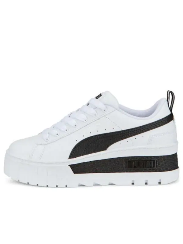 Кроссовки mayze wedge 'white black' Puma — изображение 1 из 4, белый/черный