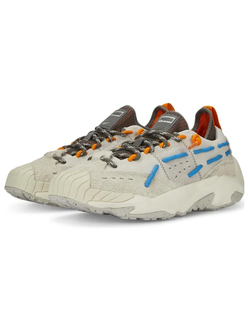 Кроссовки PUMA Plexus 'Grey Violet Orange' — изображение 3 из 5, серый