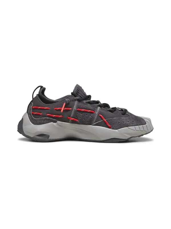 Кроссовки plexus 'dark coal fire orchid' Puma — изображение 2 из 4, зеленый