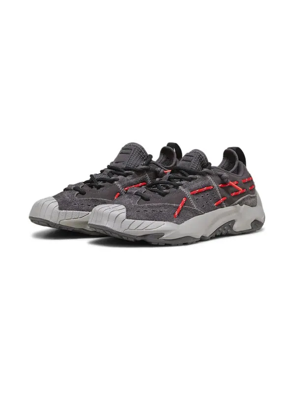 Кроссовки plexus 'dark coal fire orchid' Puma — изображение 3 из 4, зеленый