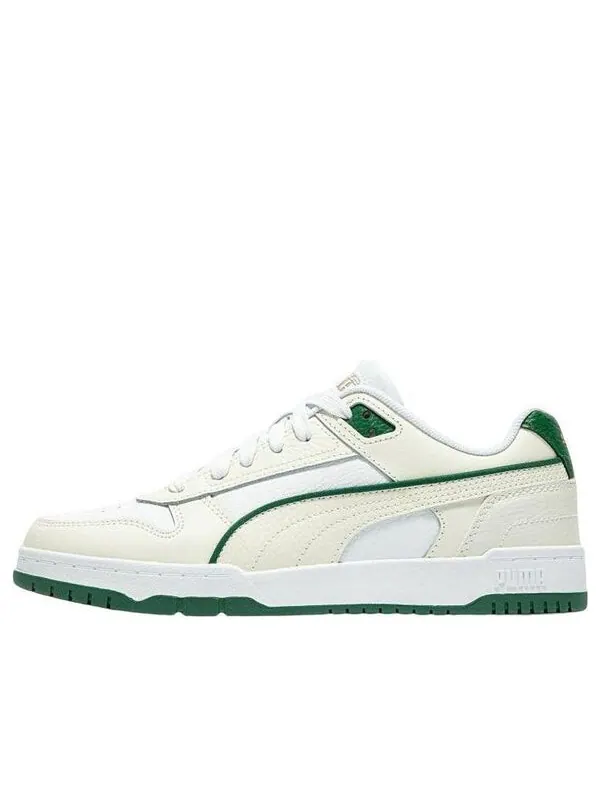 Кроссовки rbd game low 'ivory' Puma — изображение 1 из 4, белый/зеленый