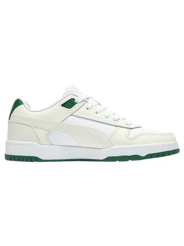 Кроссовки rbd game low 'ivory' Puma — изображение 2 из 4, белый/зеленый