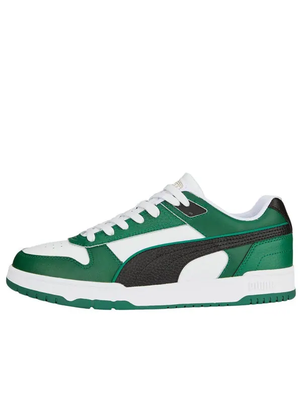 Кроссовки rbd game low 'green white black' Puma — изображение 1 из 4, зеленый/белый/черный