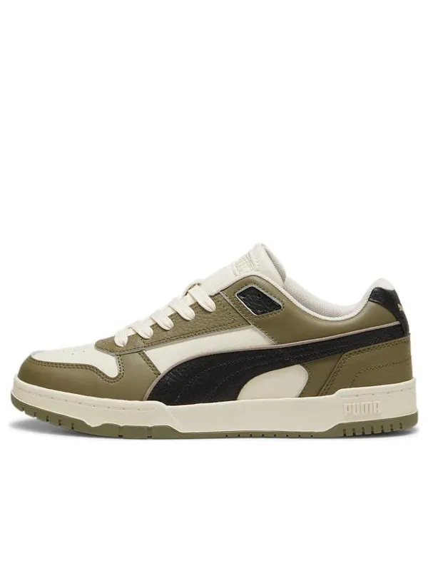 Кроссовки rbd game low 'alpine snow black olive' Puma — изображение 1 из 4, черный/оливковый зеленый
