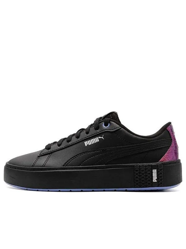 Кроссовки smash platform v2 night out 'black' Puma — изображение 1 из 4, черный/фиолетовый