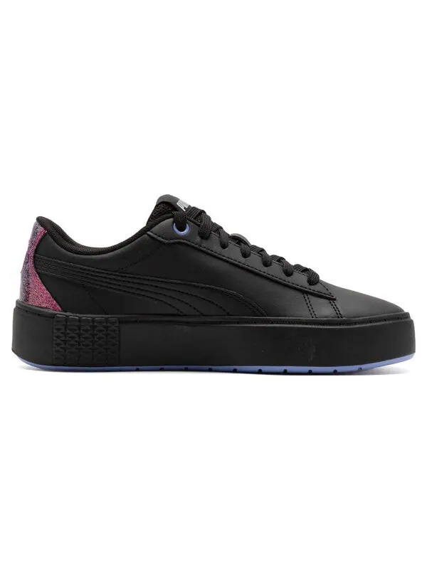 Кроссовки smash platform v2 night out 'black' Puma — изображение 2 из 4, черный/фиолетовый