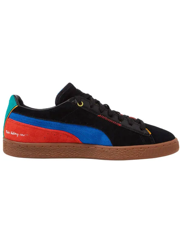 Кроссовки black fives x suede triplex ' black' Puma — изображение 2 из 4, черный/синий/коричневый