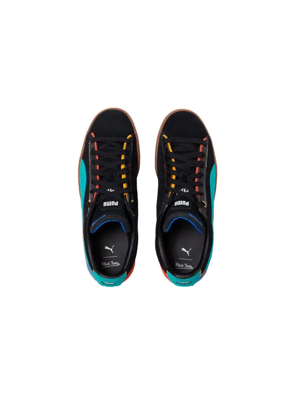 Кроссовки black fives x suede triplex ' black' Puma — изображение 3 из 4, черный/синий/коричневый