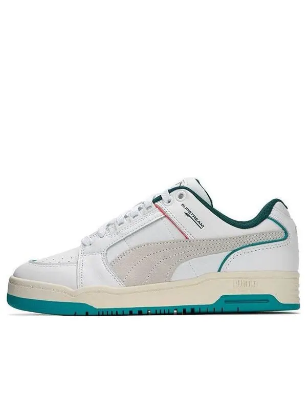 Кроссовки slipstream lo retro 'white deep aqua' Puma — изображение 1 из 4, белый/серый/синий