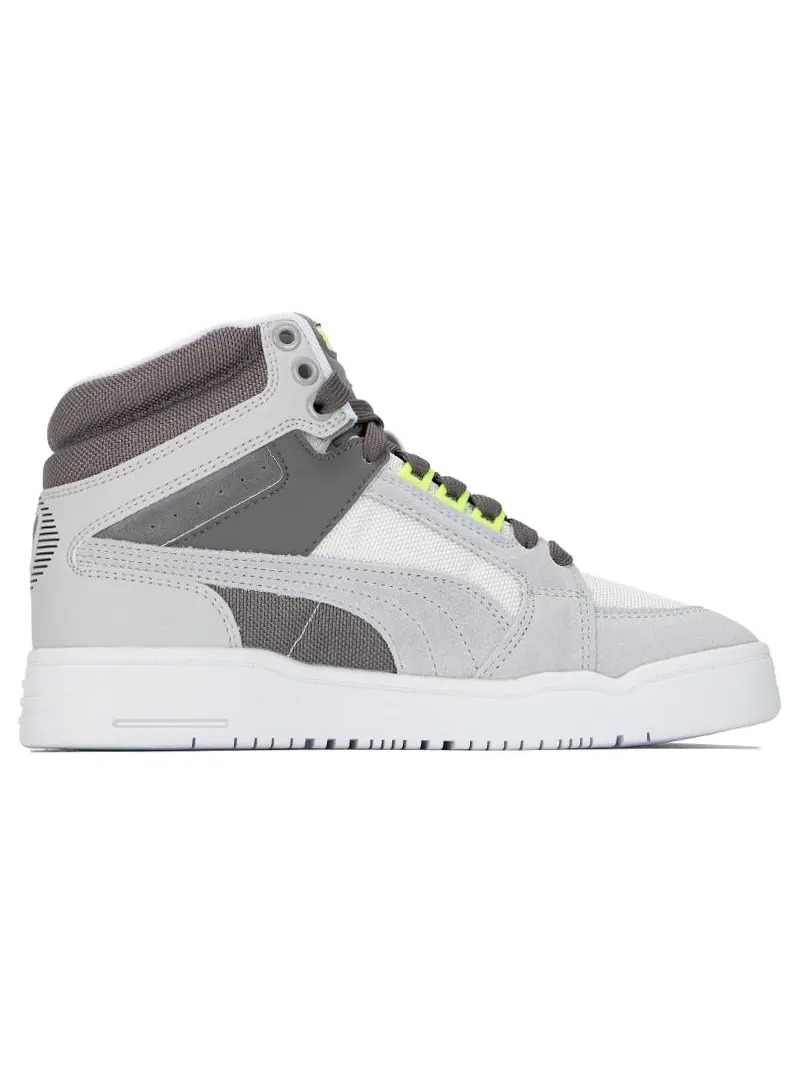 Кеды PUMA Slipstream Mid Tech 'White Grey' — изображение 2 из 5, белый