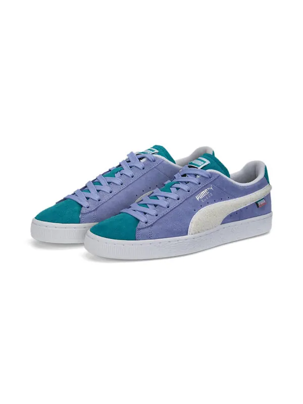 Кроссовки suede 'fandom' Puma — изображение 3 из 4, глубокий голубой/белый
