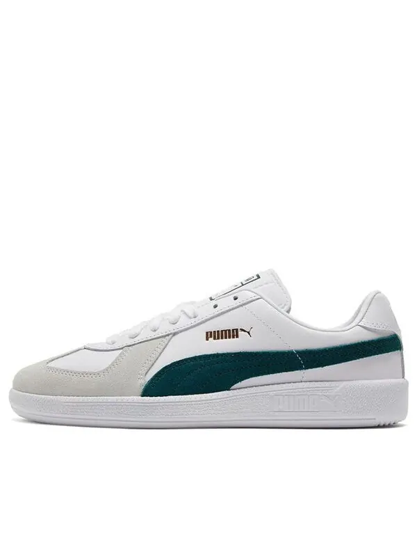 Кроссовки army trainer 'white varsity green' Puma — изображение 1 из 4, белый/зеленый