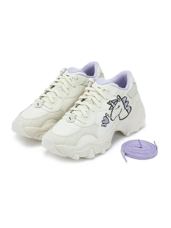 Кроссовки pulsar wedge 'white purple' Puma — изображение 3 из 4, белый/фиолетовый