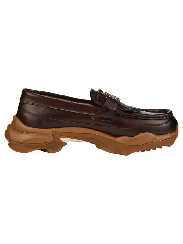 Кроссовки nitefox palomo loafers 'dark brown' Puma — изображение 3 из 4, бежевый/коричневый