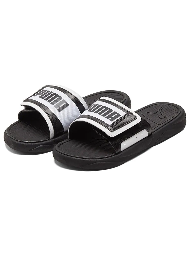 Шлепанцы PUMA Royalcat Sports Slippers Unisex Black White — изображение 3 из 5, черный