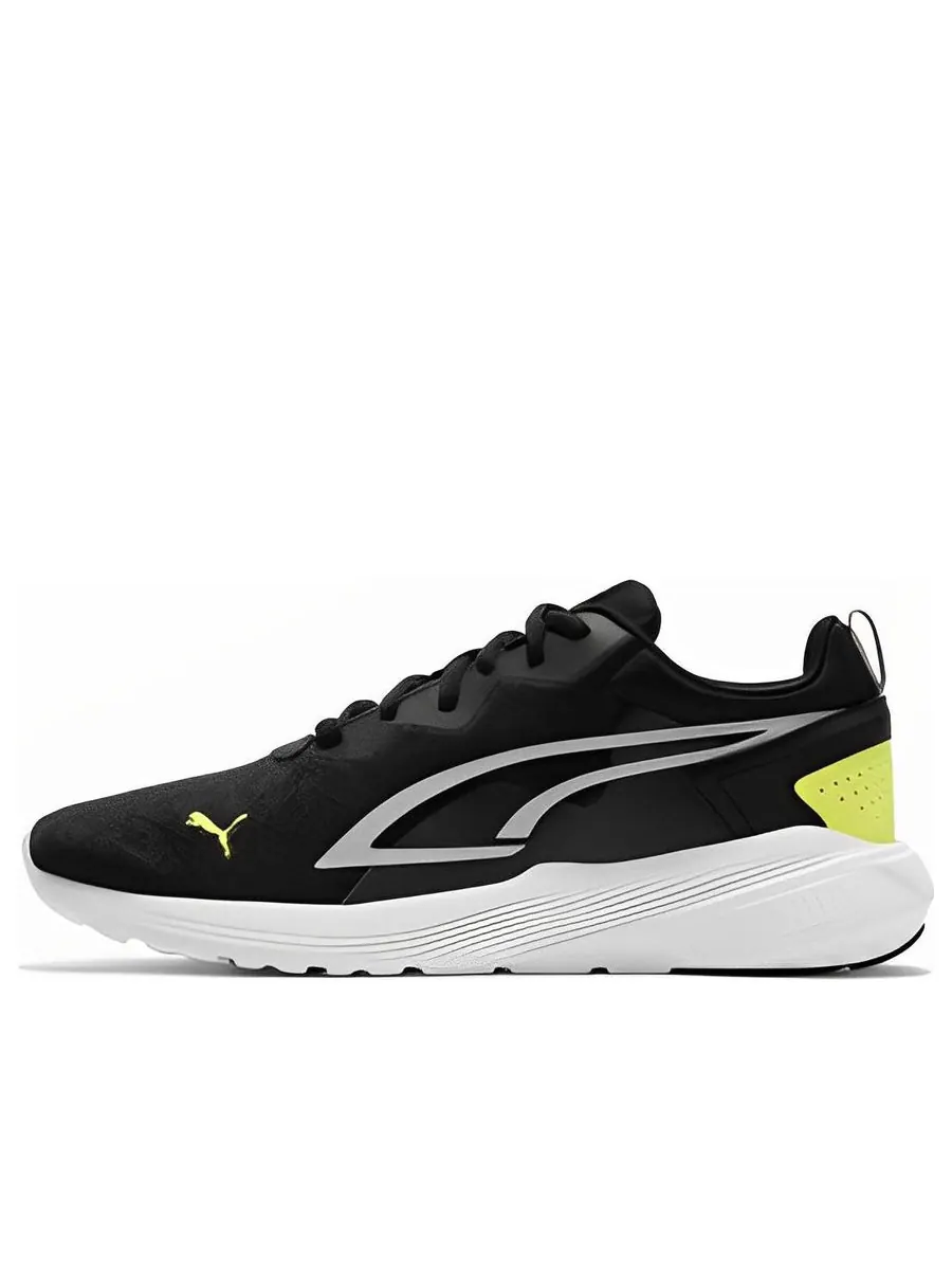 Беговые кроссовки PUMA All-Day Active In Motion 'Black Green' — изображение 1 из 4, черный
