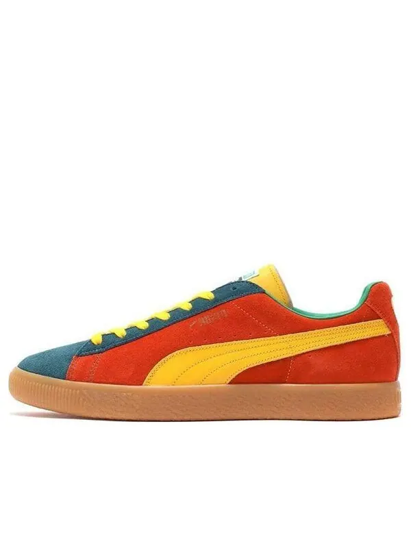 Кроссовки suede vtg mij low tops retro skateboarding shoes orange Puma — изображение 1 из 4, оранжевый
