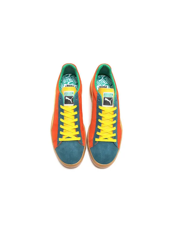 Кроссовки suede vtg mij low tops retro skateboarding shoes orange Puma — изображение 4 из 4, оранжевый