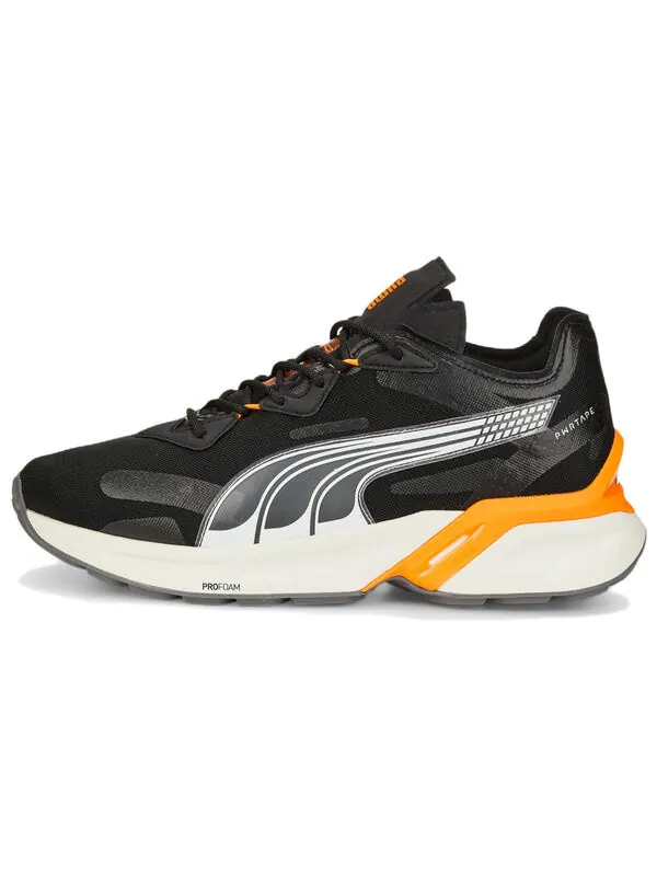 Кроссовки pwrframe aerogram blaze 'black vibrant orange' Puma — изображение 2 из 4, черный/оранжевый
