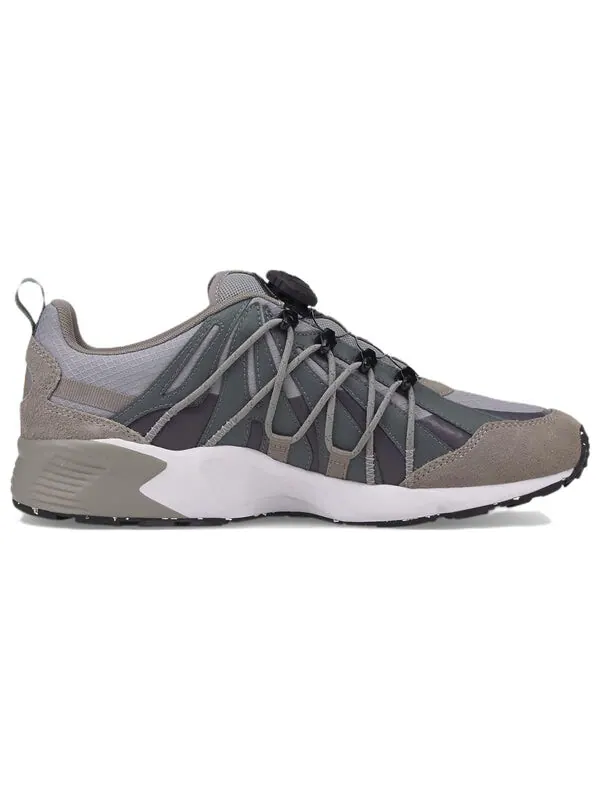 Кроссовки prevail disc x perks and mini 'grey green' Puma — изображение 2 из 4, серый/зеленый