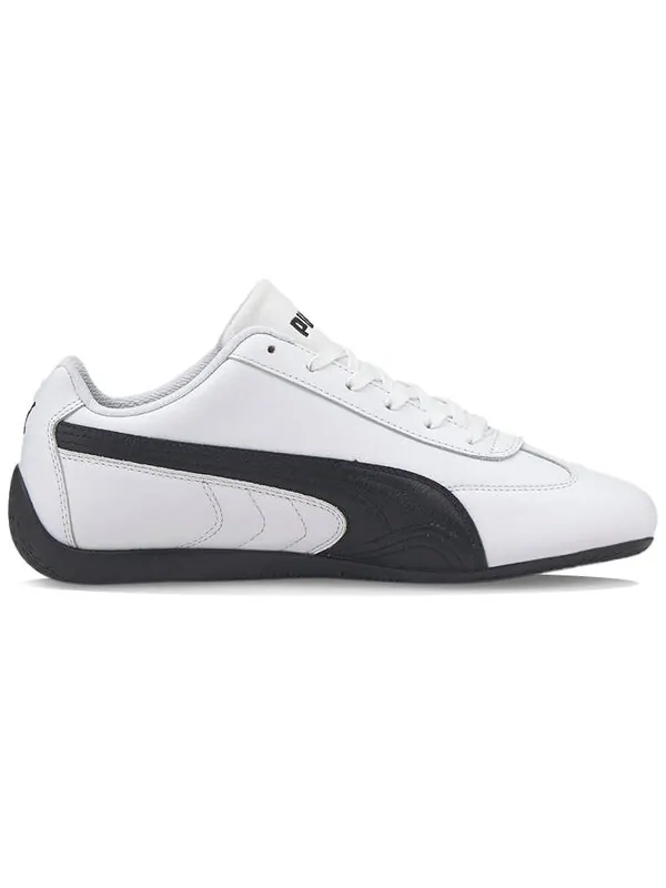 Кроссовки speedcat shield leather 'white black' Puma — изображение 2 из 4, белый/черный