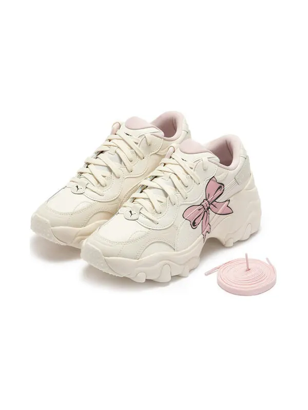 Кроссовки pulsar wedge 'cream pink red' Puma — изображение 3 из 4, кремовый/розовый/красный