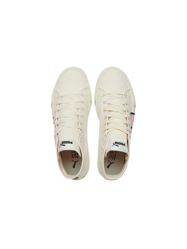 Кроссовки bari mid 'logo - white' Puma — изображение 4 из 4, кремовый/белый/розовый