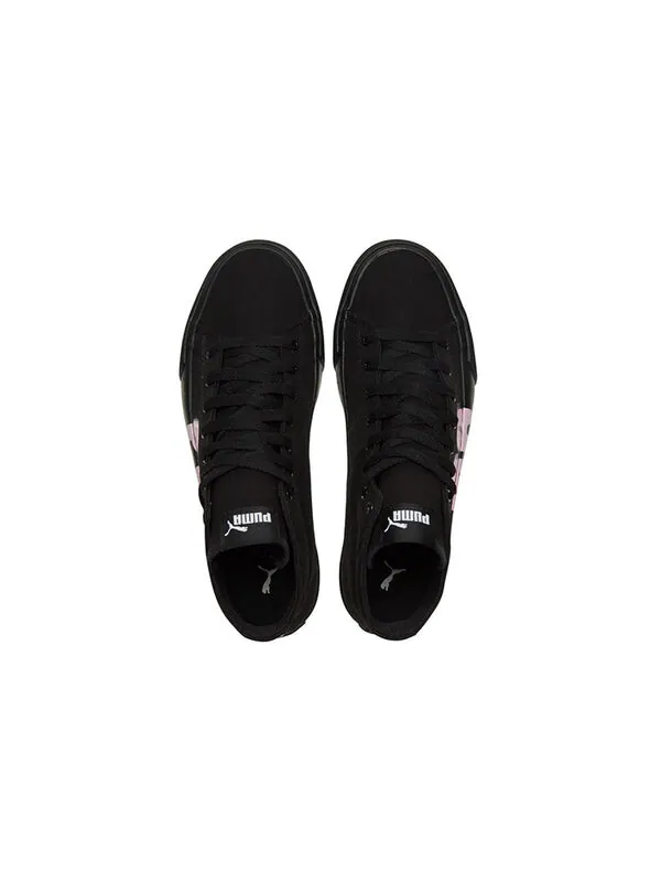 Кроссовки bari mid 'logo - black' Puma — изображение 4 из 4, черный/розовый