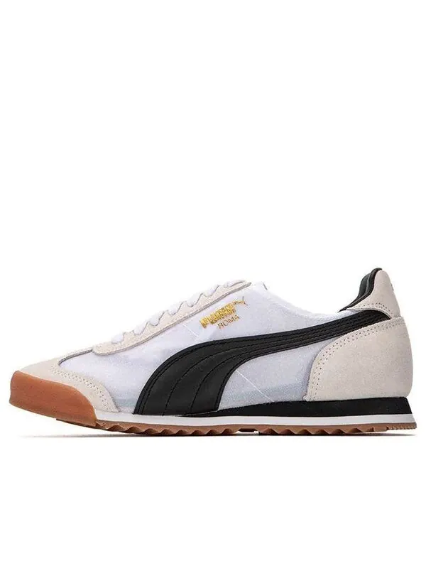 Кроссовки roma og t 'white black' Puma — изображение 1 из 4, белый/черный/золотистый