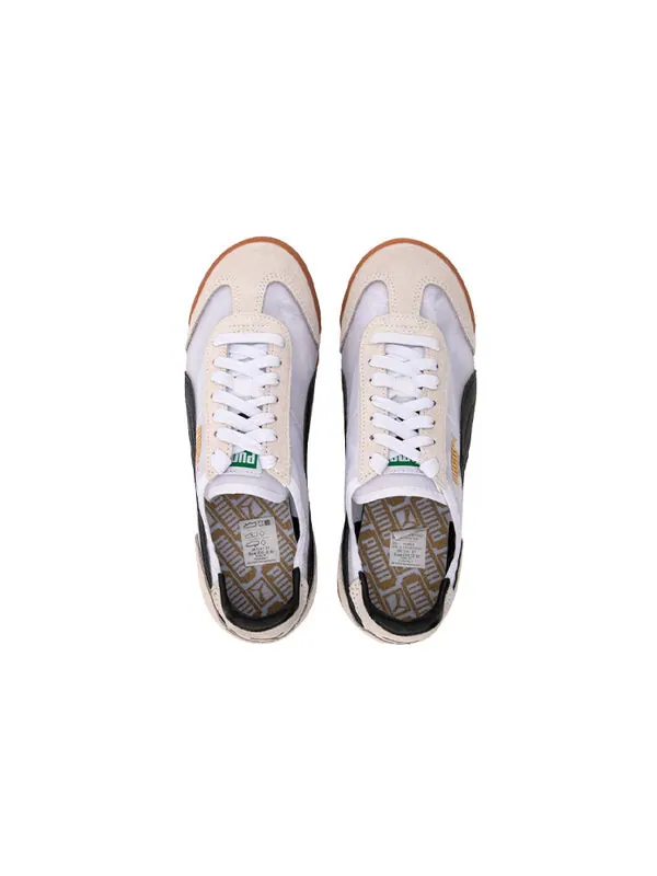 Кроссовки roma og t 'white black' Puma — изображение 2 из 4, белый/черный/золотистый