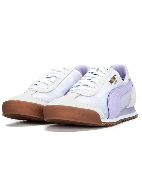 Кроссовки roma og t 'white lavender' Puma — изображение 3 из 4, белый/фиолетовый