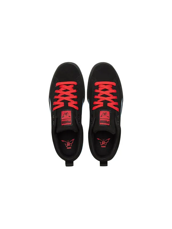 Кроссовки dua lipa x mayze suede 'black blue glow' Puma — изображение 4 из 4, синий