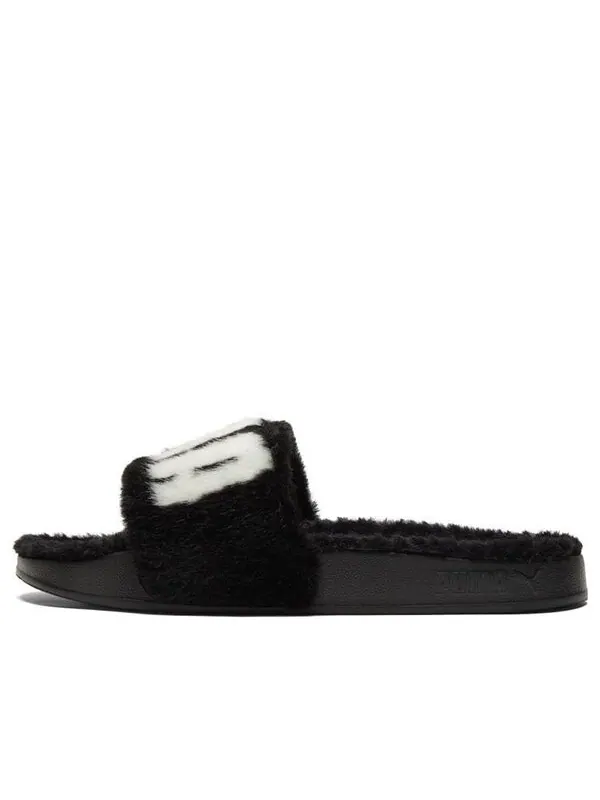 Тапочки leadcat 2.0 fuzz 'black white' Puma — изображение 1 из 4, черный/белый