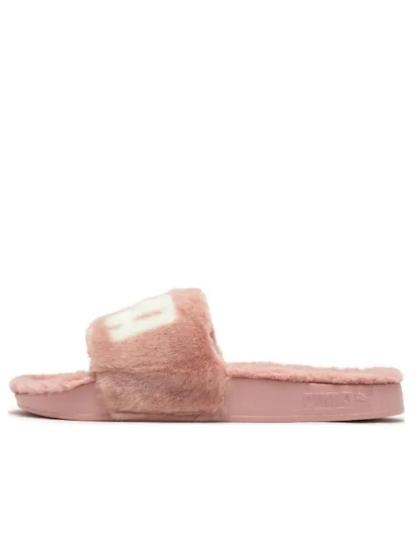 Тапочки leadcat 2.0 fuzz slides 'carnation pink' Puma — изображение 1 из 4, розовый-белый
