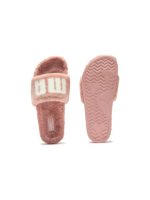 Тапочки leadcat 2.0 fuzz slides 'carnation pink' Puma — изображение 4 из 4, розовый-белый