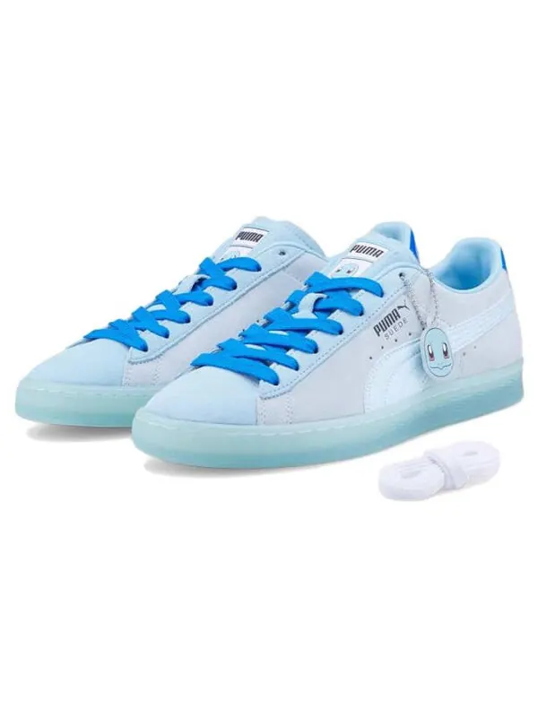 Кроссовки pokmon x suede 'squirtle' Puma — изображение 3 из 4, синий