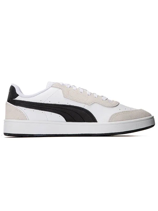 Кроссовки court guard 'mix - white black' Puma — изображение 2 из 4, белый/серый/черный