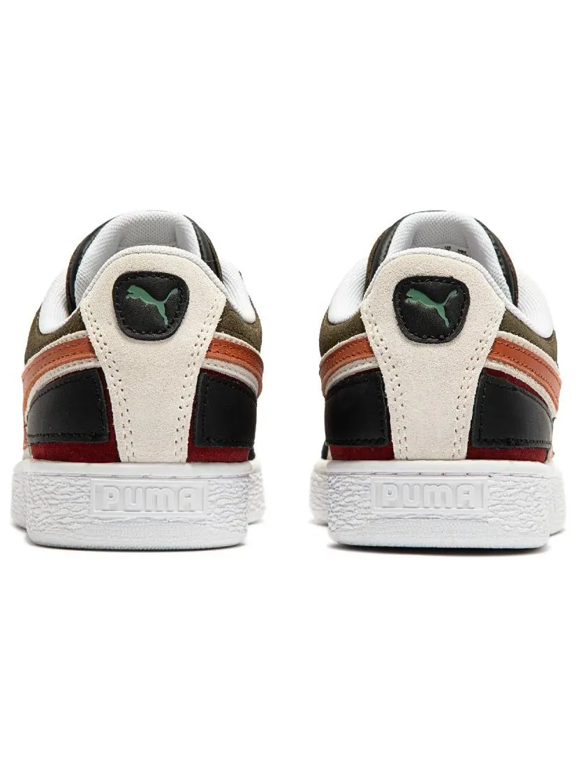 Кеды PUMA Suede 'Layers - Deep Olive Warm Chestnut' — изображение 5 из 6, зеленый