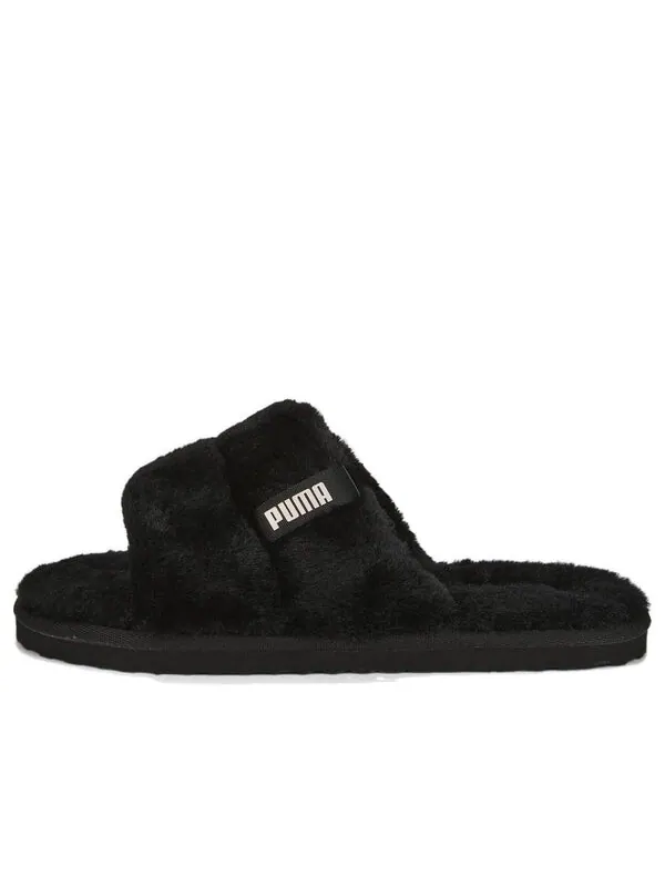 Тапочки fluff solo 'black' Puma — изображение 1 из 4, черный