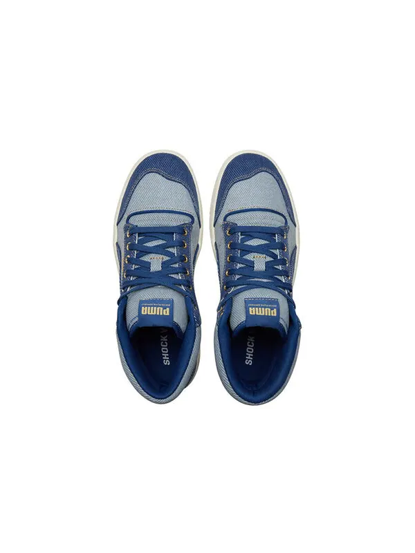 Кроссовки ralph sampson mid 'dark denim' Puma — изображение 4 из 4, синий/белый