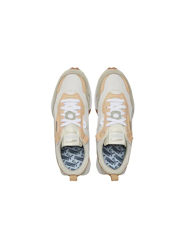 Кроссовки future rider 'future vintage - pristine light sand' Puma — изображение 4 из 4, белый/желтый