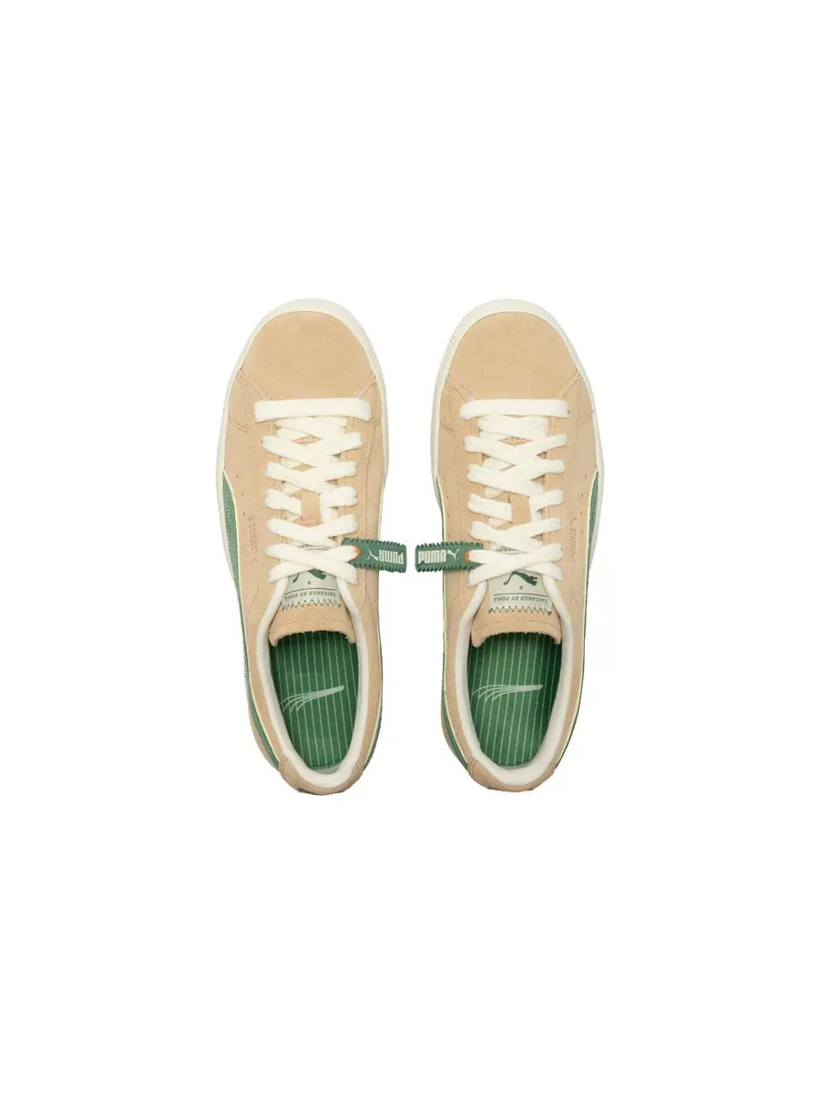 Кеды PUMA Suede Vintage 'Players' Lounge - Light Sand Deep Forest' — изображение 3 из 5, коричневый